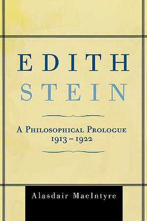 Edith Stein de Alasdair Macintyre