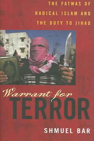 Warrant for Terror de Shmuel Bar