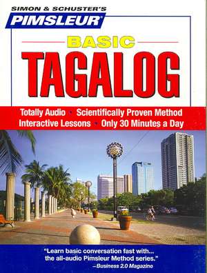 Pimsleur Basic Tagalog [With CD Case] de Pimsleur