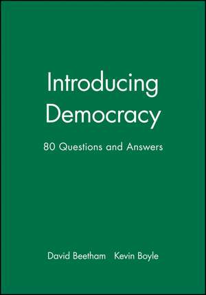 Introducing Democracy de David Beetham