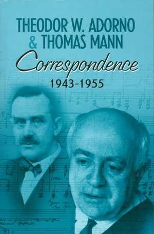 Correspondence 1943–1955 de Adorno