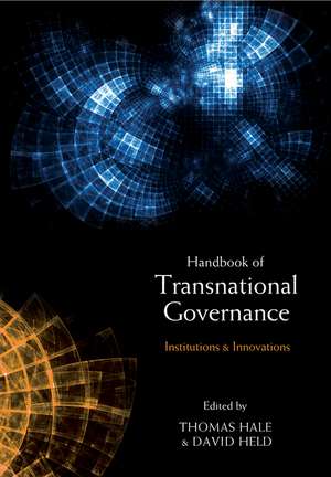 Handbook of Transnational Governance de D Held