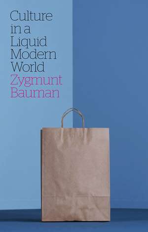 Culture in a Liquid Modern World de Z Bauman