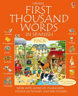 First 1000 Words Pack - Spanish de Stephen Cartwright