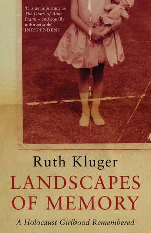 Landscapes of Memory: A Holocaust Girlhood Remembered de Ruth Klüger