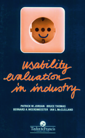 Usability Evaluation In Industry de Patrick W. Jordan