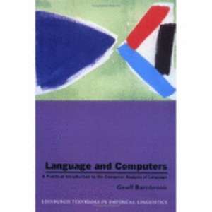 Language and Computers de Geoffrey Barnbrook