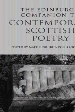 The Edinburgh Companion to Contemporary Scottish Poetry de Colin Nicholson