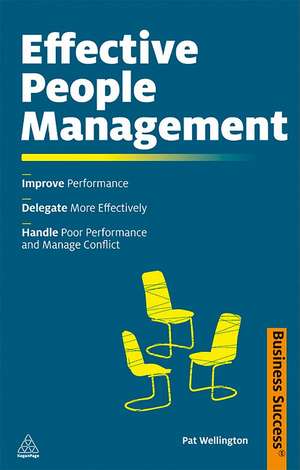 Effective People Management de Pat Wellington