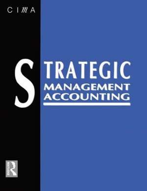 Strategic Management Accounting de Keith Ward