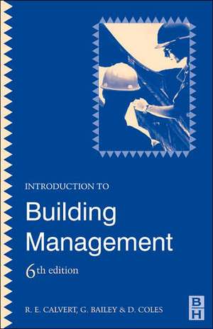 Introduction to Building Management de D. Coles