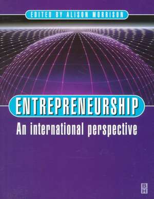 Entrepreneurship: An International Perspective de Alison J. Morrison