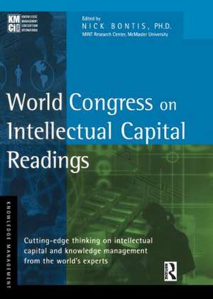 World Congress on Intellectual Capital Readings de Nick Bontis