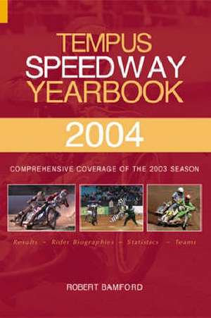 Tempus Speedway Yearbook de Robert Bamford