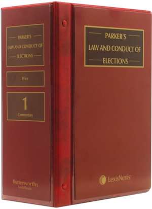 Parker's Law and Conduct of Elections de Richard Price