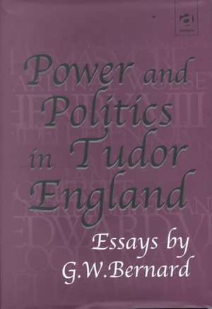 Power and Politics in Tudor England: Essays by G.W. Bernard de G. W. Bernard