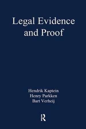 Legal Evidence and Proof: Statistics, Stories, Logic de Henry Prakken