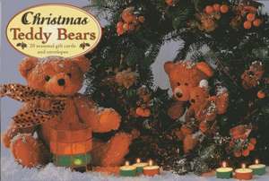 Christmas Teddy Bears' Card Box of 20 Notecards and Envelopes: A Delightful Pack of High-Quality Gift Cards and Decorative Envelopes de Peony Press