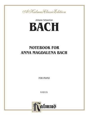 Notebook for Anna Magdalena Bach de Johann Sebastian Bach