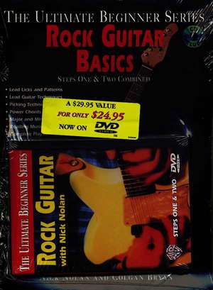 Ultimate Beginner Rock Guitar Basics Mega Pak: Book, CD & DVD de Nick Nolan