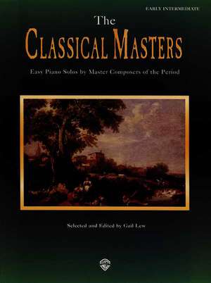 The Classical Masters: Easy Piano Solos by Master Composers of the Period de Gail Lew