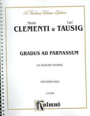 Gradus Ad Parnassum: Twenty-Nine Selected Studies de Muzio Clementi