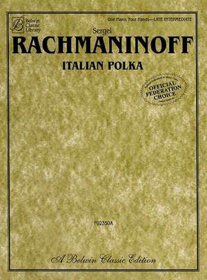 Italian Polka: Trumpet Part Included, Sheet de Sergei Rachmaninoff