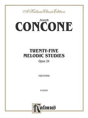 Twenty-Five Melodious Studies, Op. 24 de Giuseppe Concone