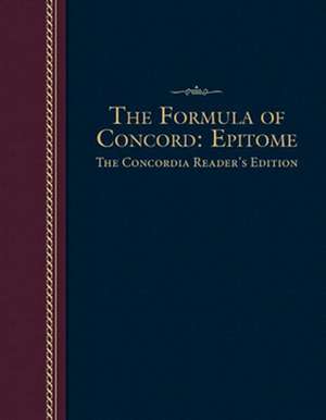 The Formula of Concord de Concordia Publishing House