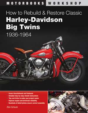 Motorbooks: How to Rebuild & Restore Classic Harley-Davidson Big Twins, 1936-1964 de Rick Schunk