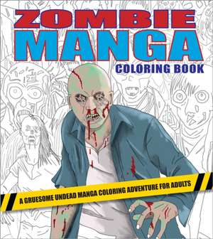 Zombie Manga Coloring Book de Paperplanitstudios