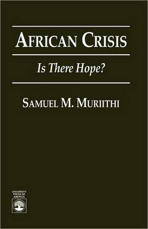 African Crisis de Samuel Muriithi