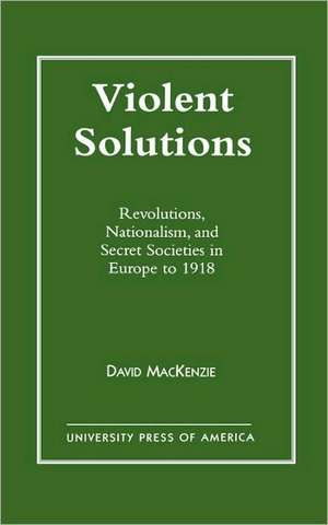 Violent Solutions de David MacKenzie