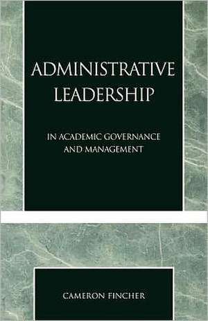 Administrative Leadership de Cameron Fincher