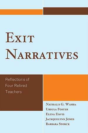 Exit Narratives de Nathalis G. Wamba