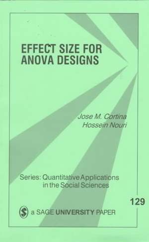 Effect Size for ANOVA Designs de José M. Cortina (2011-2013)