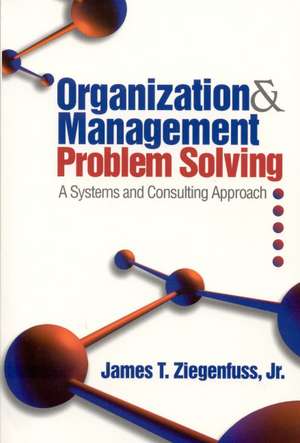 Organization and Management Problem Solving: A Systems and Consulting Approach de James T. Ziegenfuss