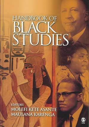 Handbook of Black Studies de Molefi Kete Asante