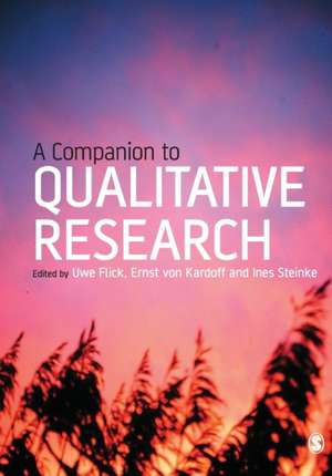 A Companion to Qualitative Research de Uwe Flick