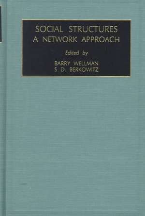 Social Structures de Barry Wellman
