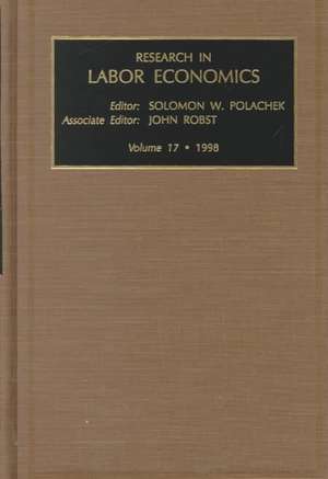 Research in Labor Economics de S. Horwitz