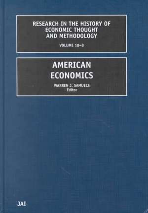 American Economics de Warren J. Samuels