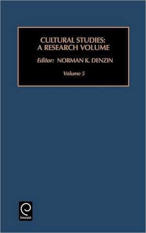 Cultural Studies de Norman K. Denzin