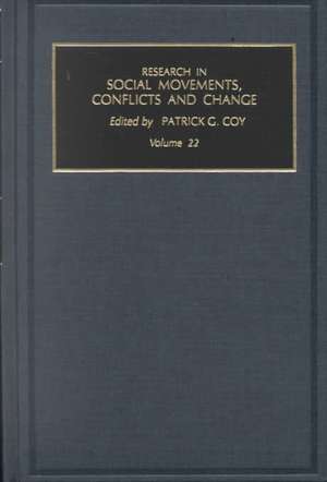 Research in Social Movements, Conflicts and Change de Patrick G. Coy