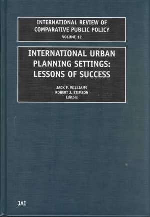 International Urban Planning Settings – Lessons of Success de J. F. Williams