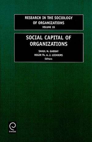 Social Capital of Organizations de S.m. Gabbay