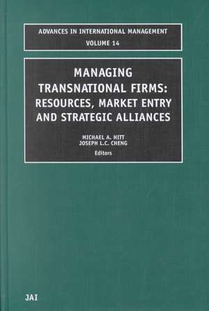 Managing Transnational Firms – Resources, Market Entry and Strategic Alliances de Michael A. Hitt