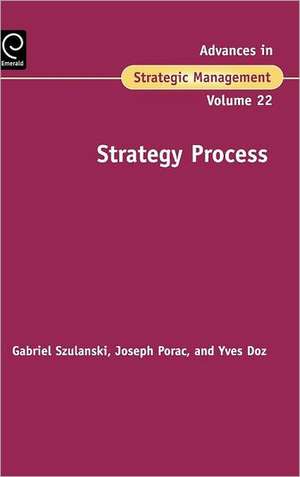 Strategy Process de Gabriel Szulanski