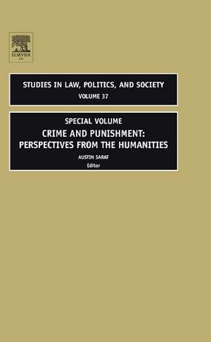 Crime and Punishment – Perspectives from the Humanities de Austin Sarat