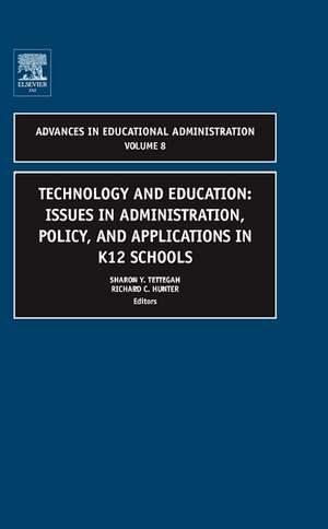 Technology and Education – Issues in Administration, Policy and Applications in K12 Schools de Sharon Y. Tettegah